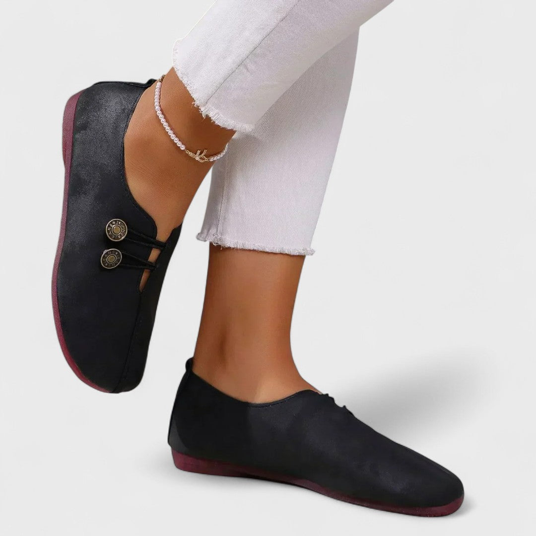 Teresa | Orthopedic Moccasins in Soft Suede Leather