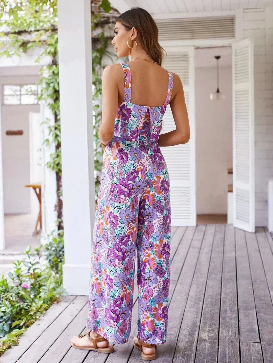 Nympha | Floral Wide Leg Jumpsuit