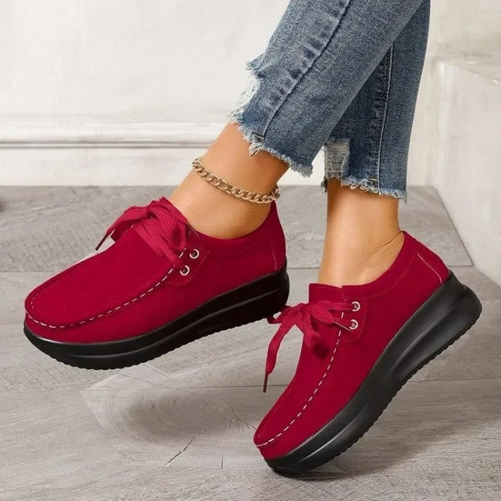 Tonja | Suede Shoes with Laces