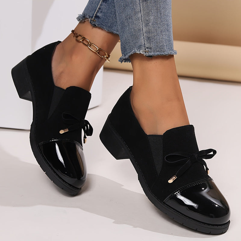 Virna | Comfortable and Elegant Loafers with Bow