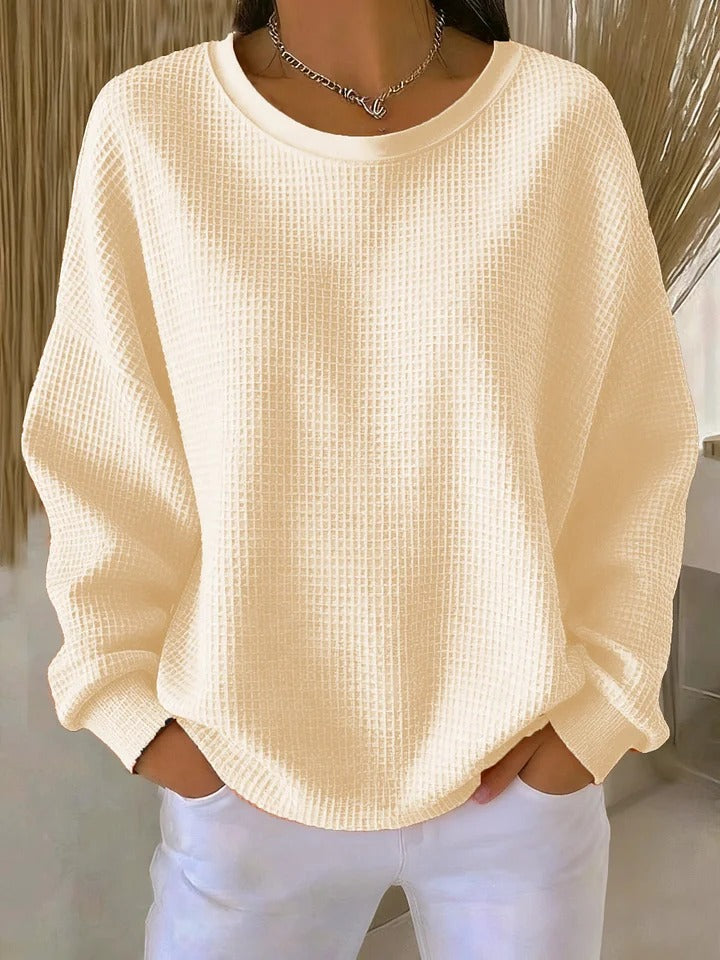 Solienne | Elegant Textured Knit Sweater