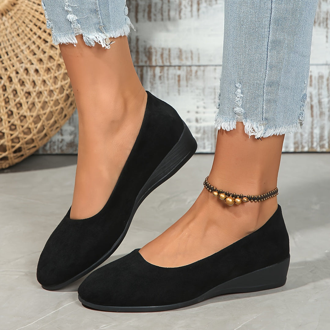 Éliane | Comfortable Wedge Ballet Flats