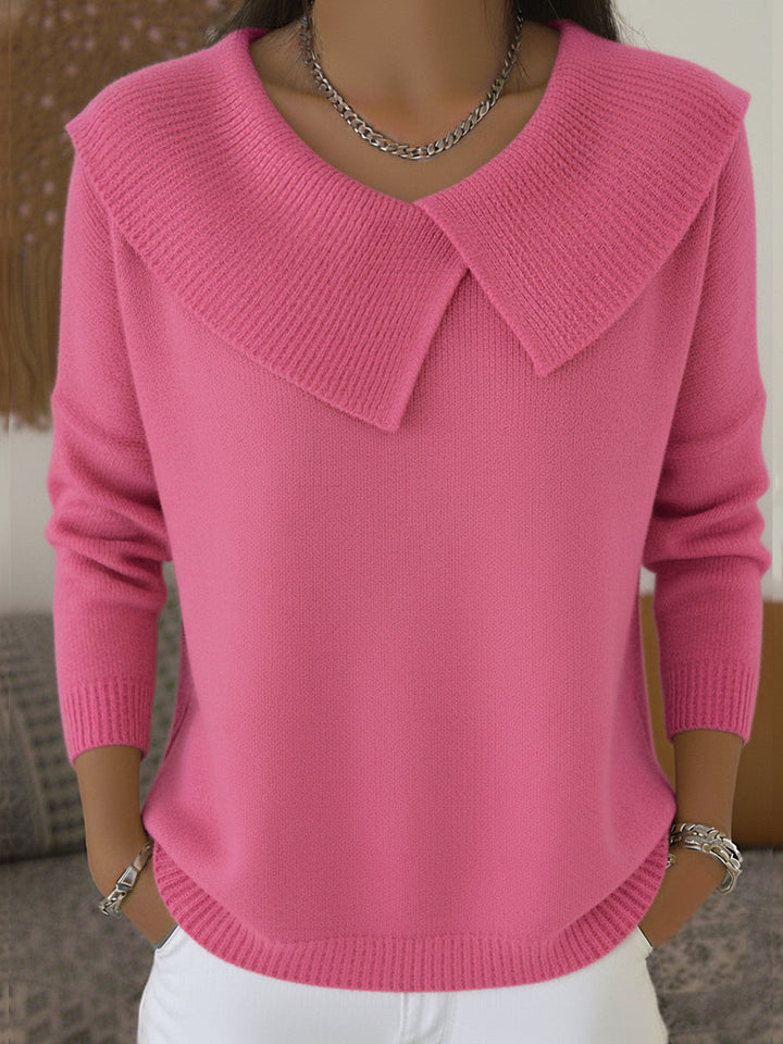 Lucia | Elegant Sweater with Soft Collar