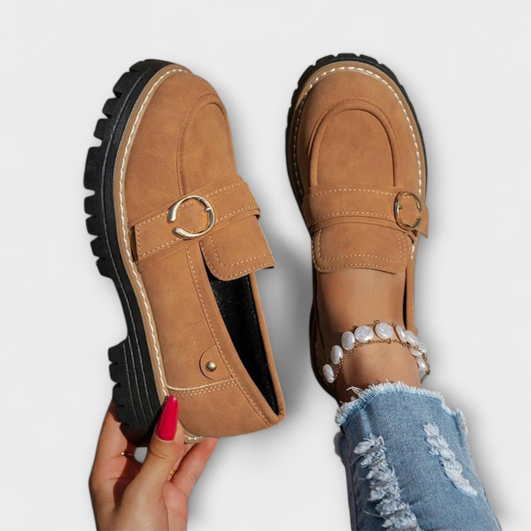Lora | Casual Loafers with Round Toe