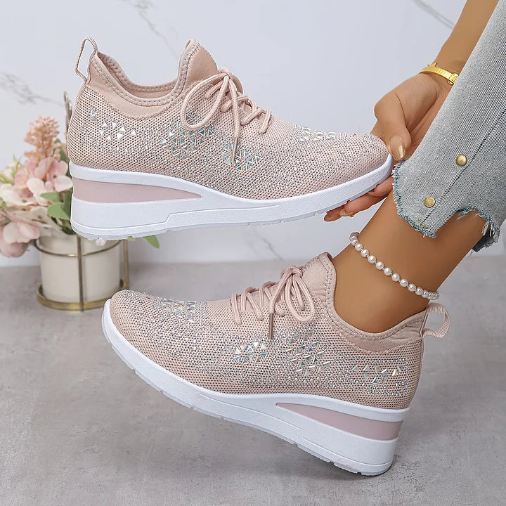 Isabelle | Orthopedic shoes decorated with rhinestones