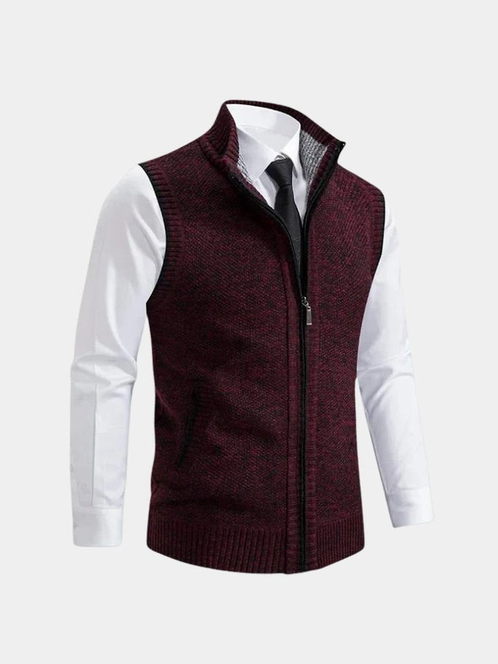 Jakev | Elegant Gilet with Full Zip
