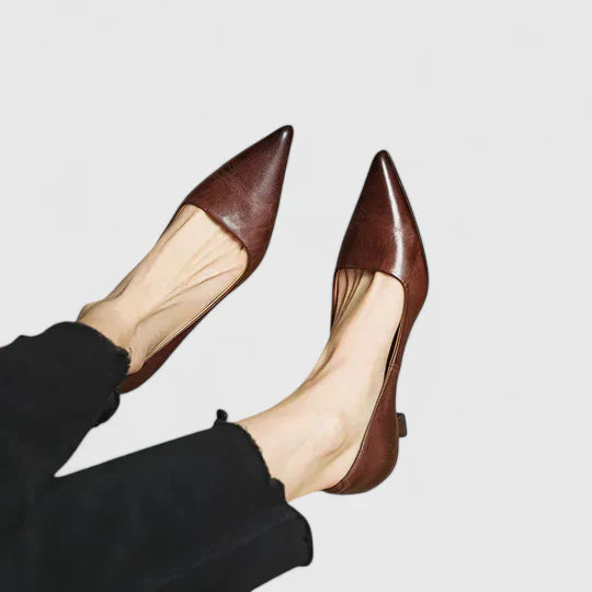 Nyah | Elegant Heels in Genuine Leather