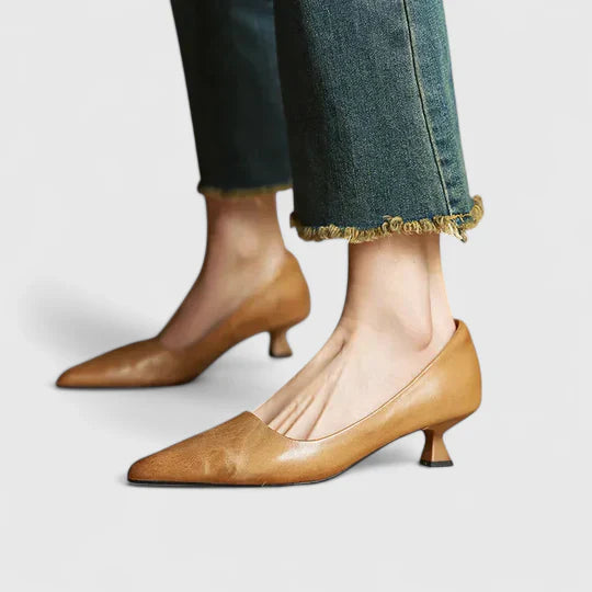 Nyah | Elegant Heels in Genuine Leather