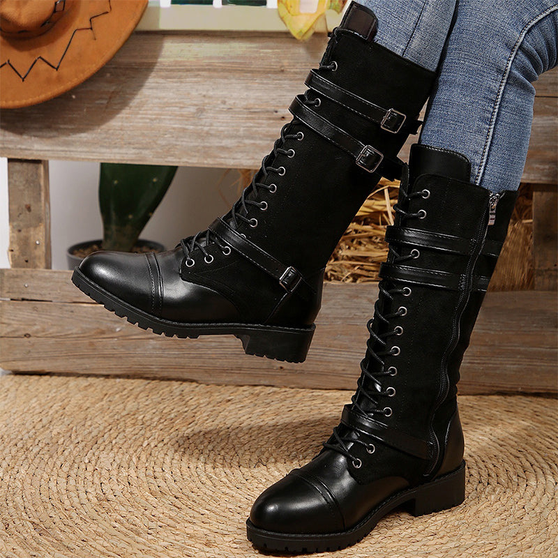 Elena | Vintage Low-Heeled Boots