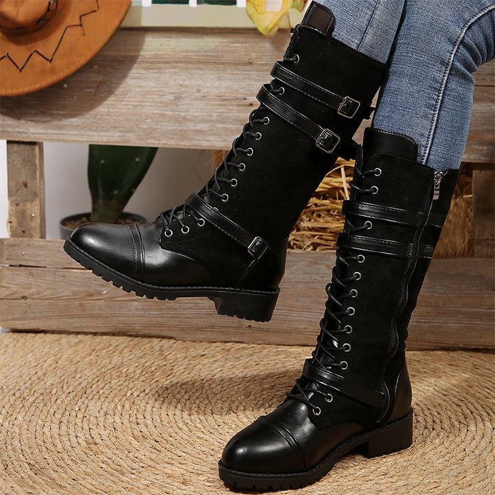 Elena | Vintage Low-Heeled Boots