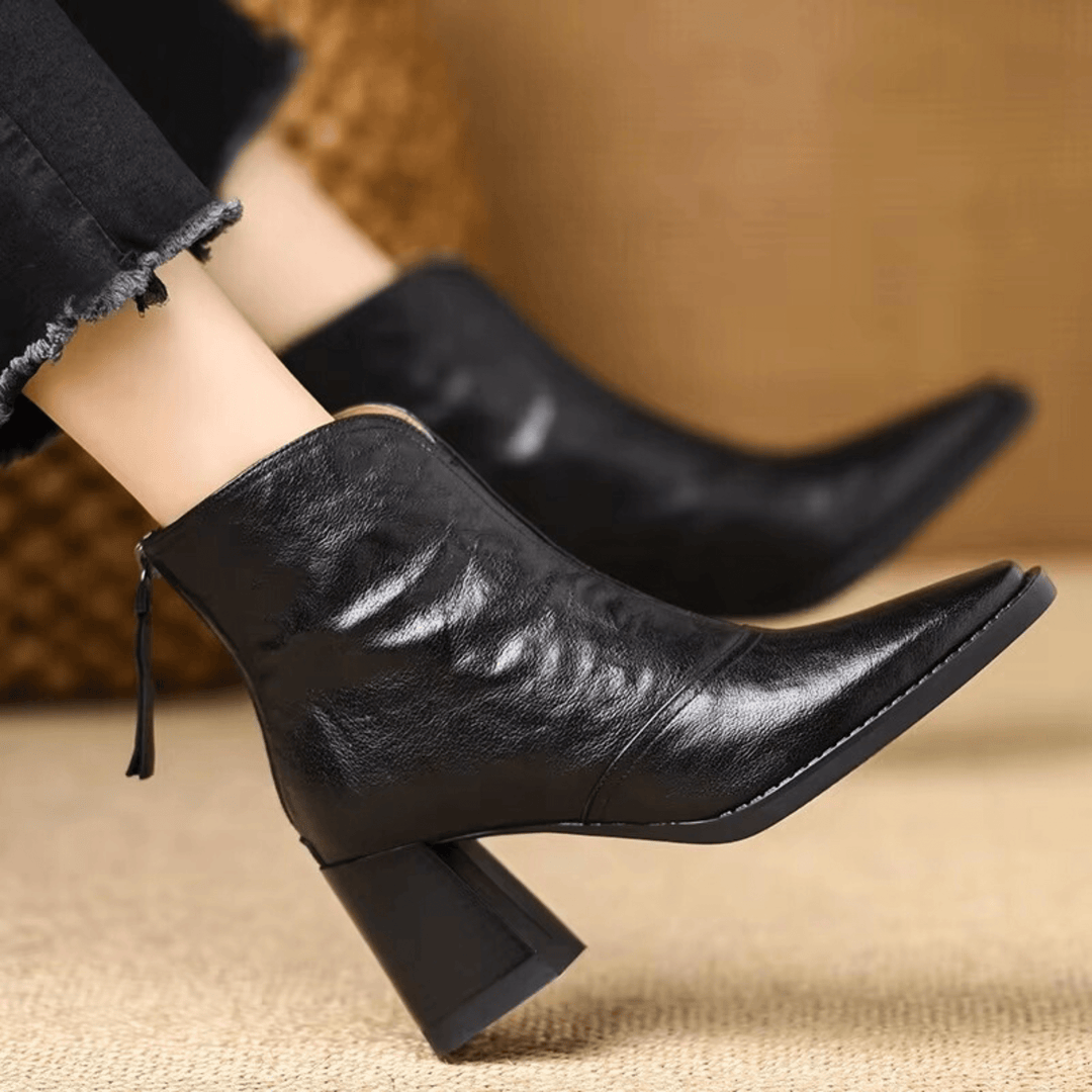 Claudia | Luxury Ankle Boots with Medium Heel
