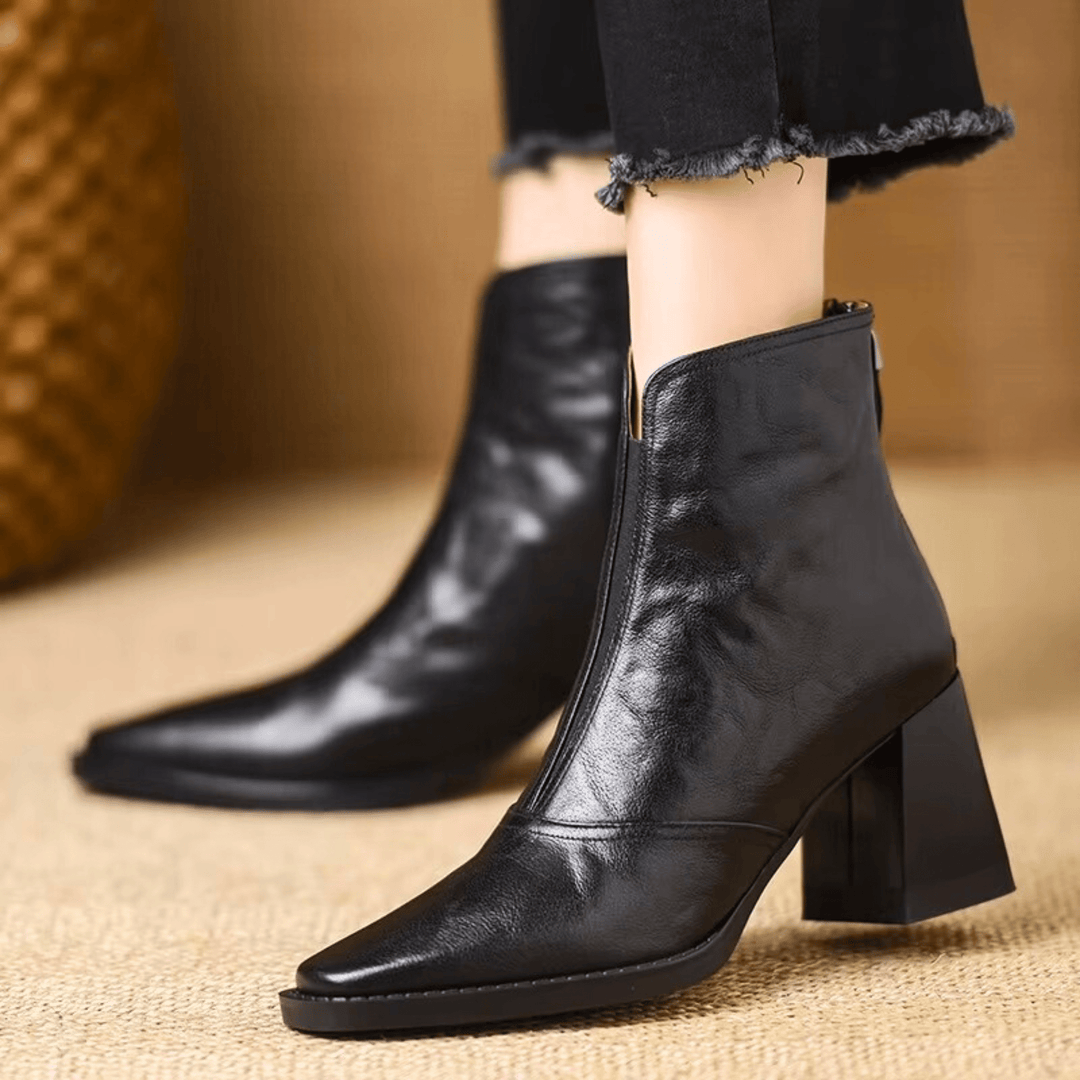 Claudia | Luxury Ankle Boots with Medium Heel