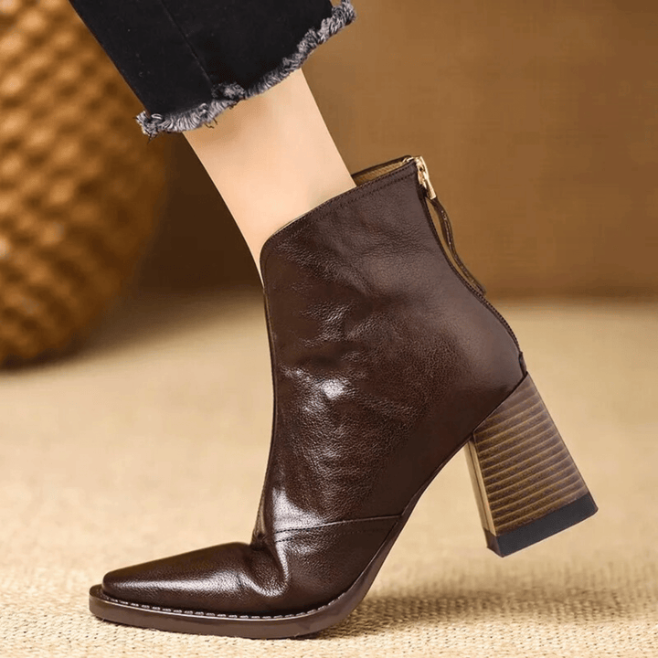 Claudia | Luxury Ankle Boots with Medium Heel